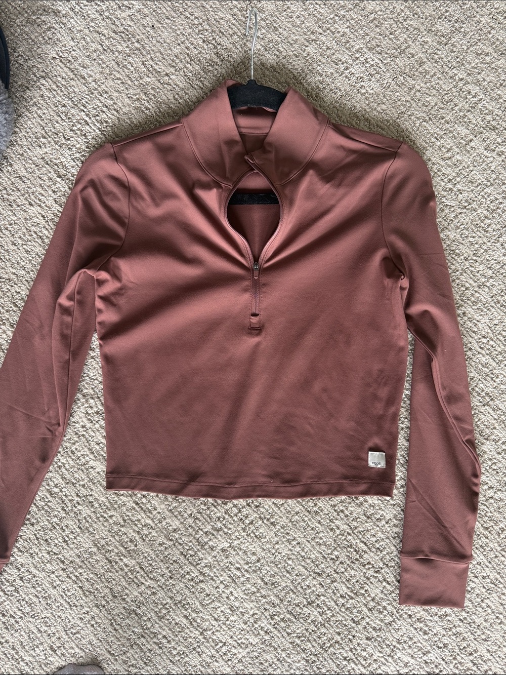 Vuori Cropped Studio Half Zip - Picture 2 of 3